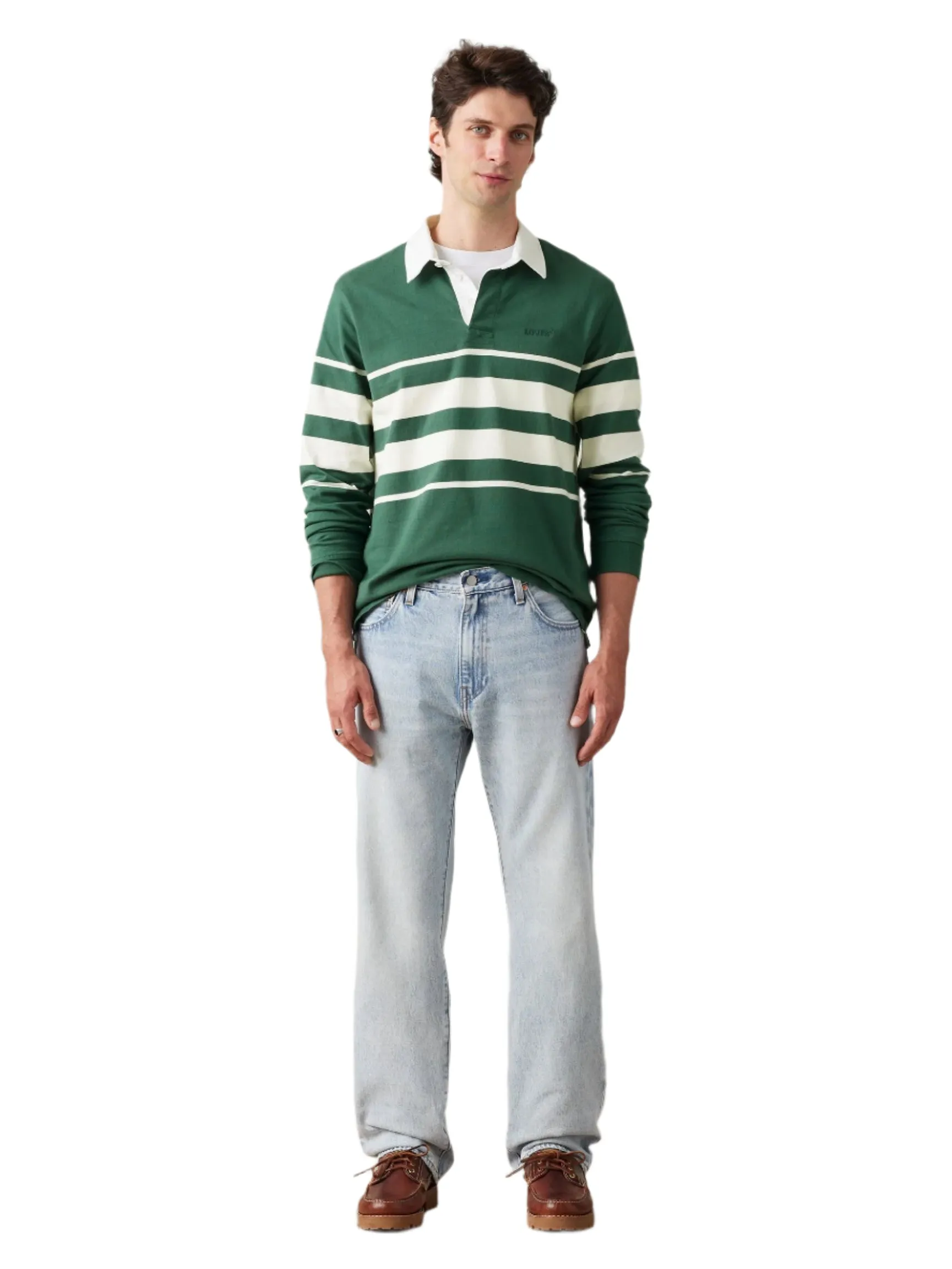 Levi's - 555 Relaxed Straight Jeans - Baby Blue Essentials