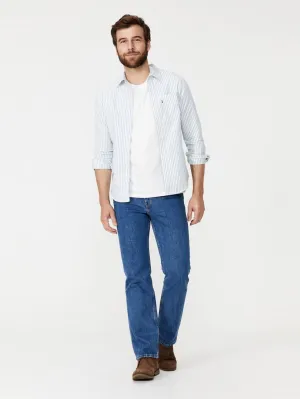 LEVI'S Men's 516 Straight Jean's Stonewash