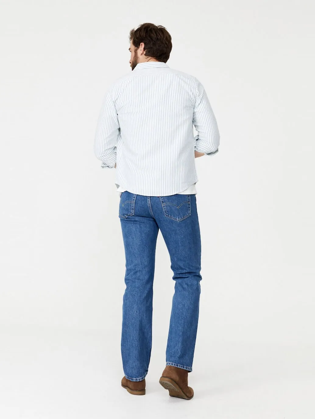 LEVI'S Men's 516 Straight Jean's Stonewash