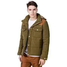 Levi's Mens Olive Green Stitch Hooded Thick Jacket Coat Size Medium