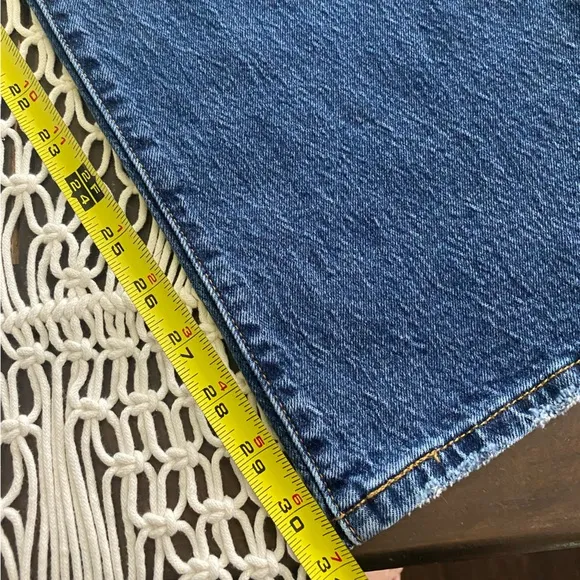 Levi’s super high rise rib cage straight leg jeans