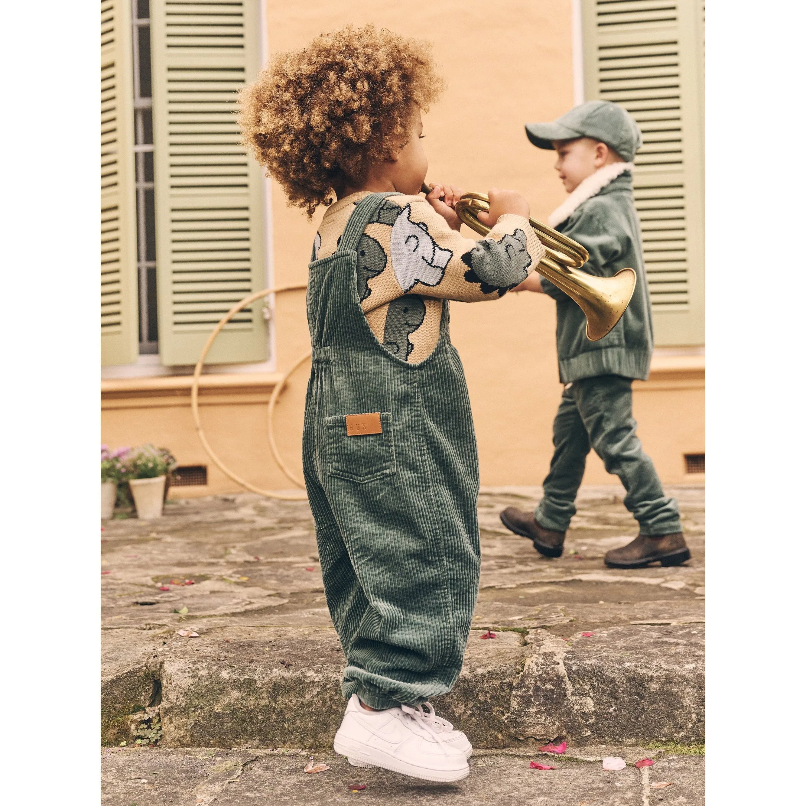 Light Spruce Cord Overalls