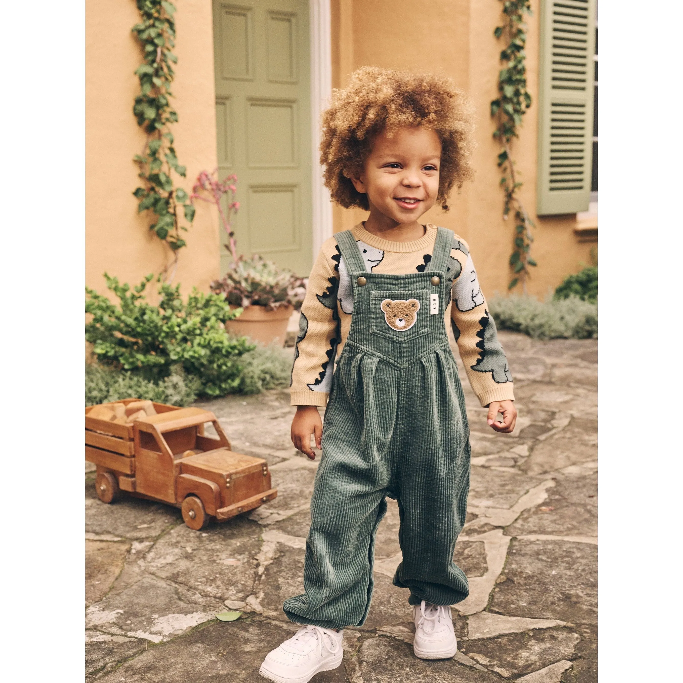 Light Spruce Cord Overalls