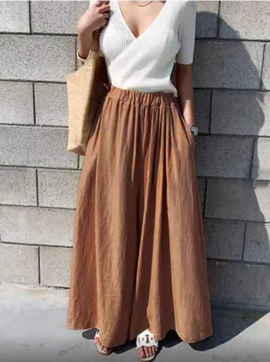 Linen Colorful Wide Pants (시원한 린넨 와이드 팬츠)