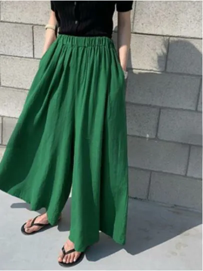 Linen Colorful Wide Pants (시원한 린넨 와이드 팬츠)