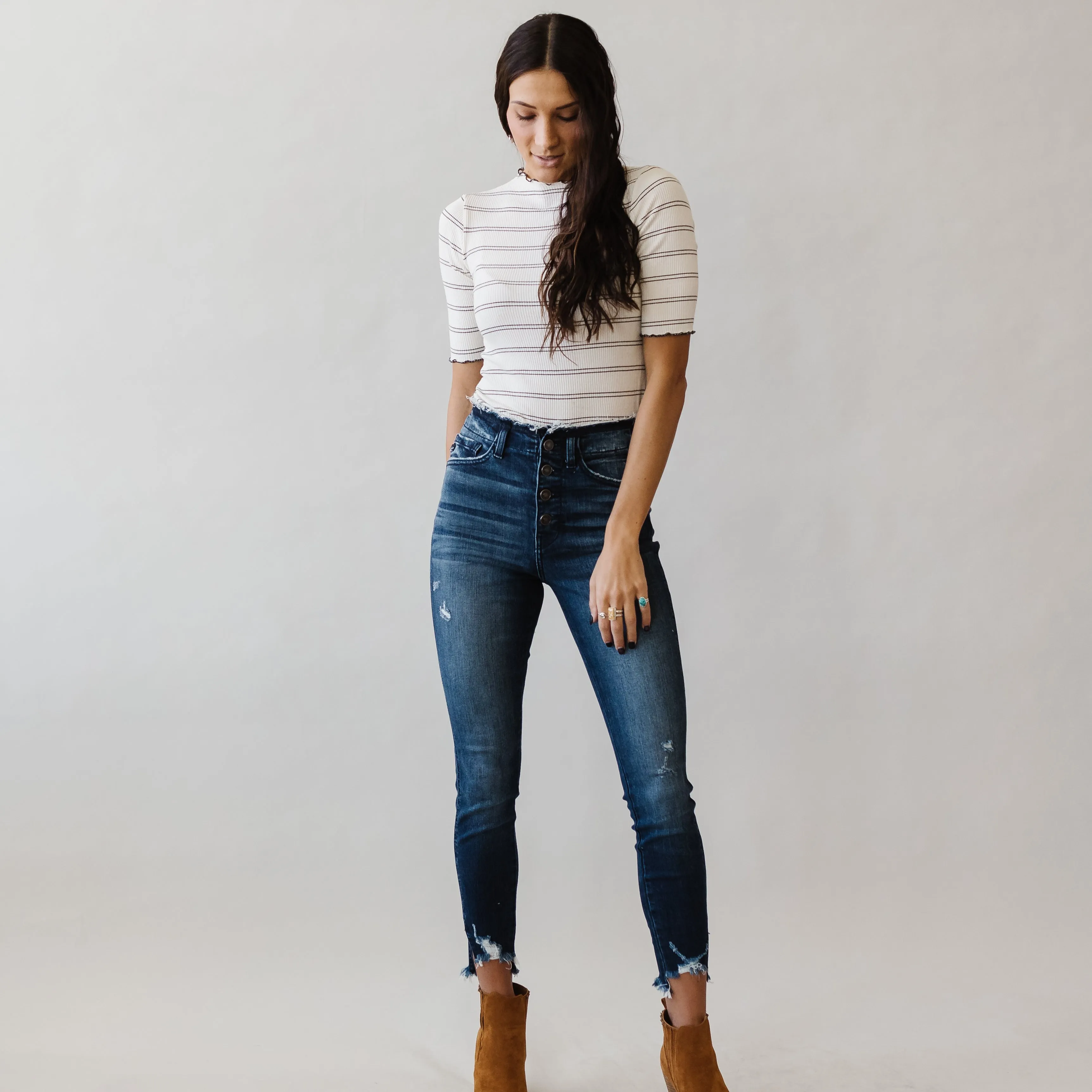 Loloi Kancan Button Skinny