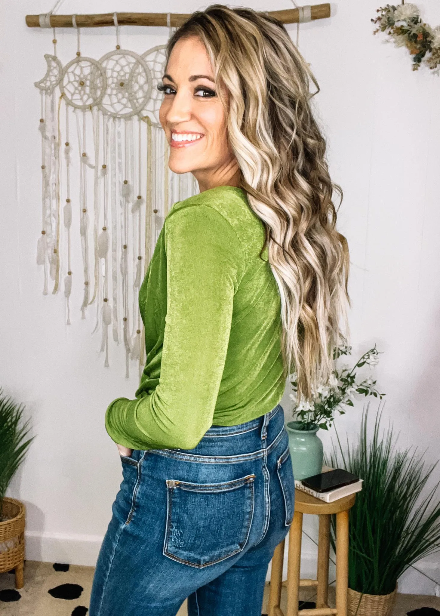 Long Sleeve Slinky Bodysuit