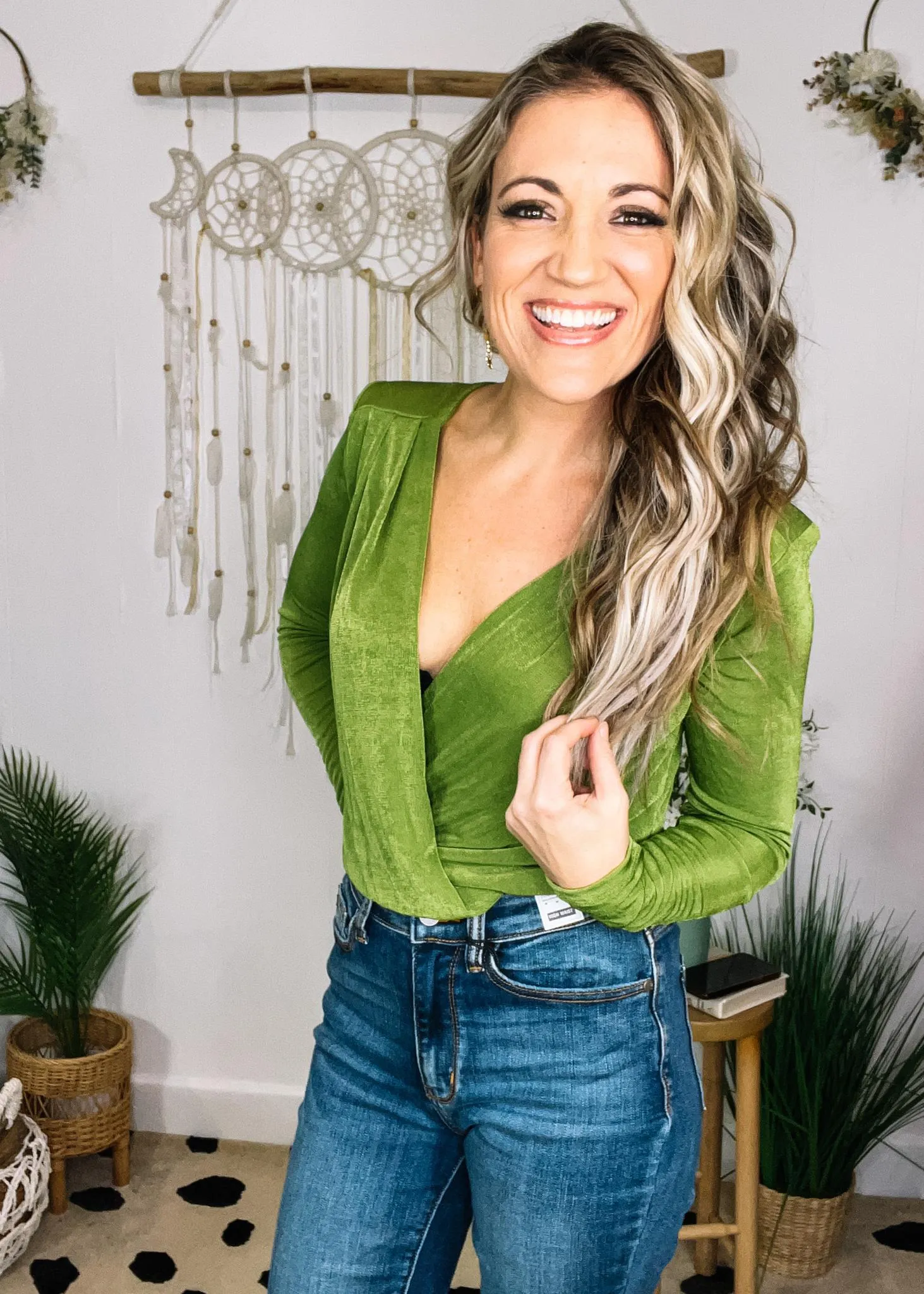 Long Sleeve Slinky Bodysuit