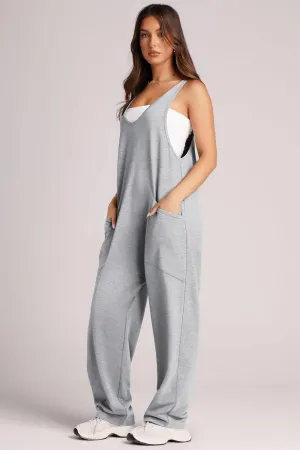 Lovelet V-Neck Wide Strap Overalls