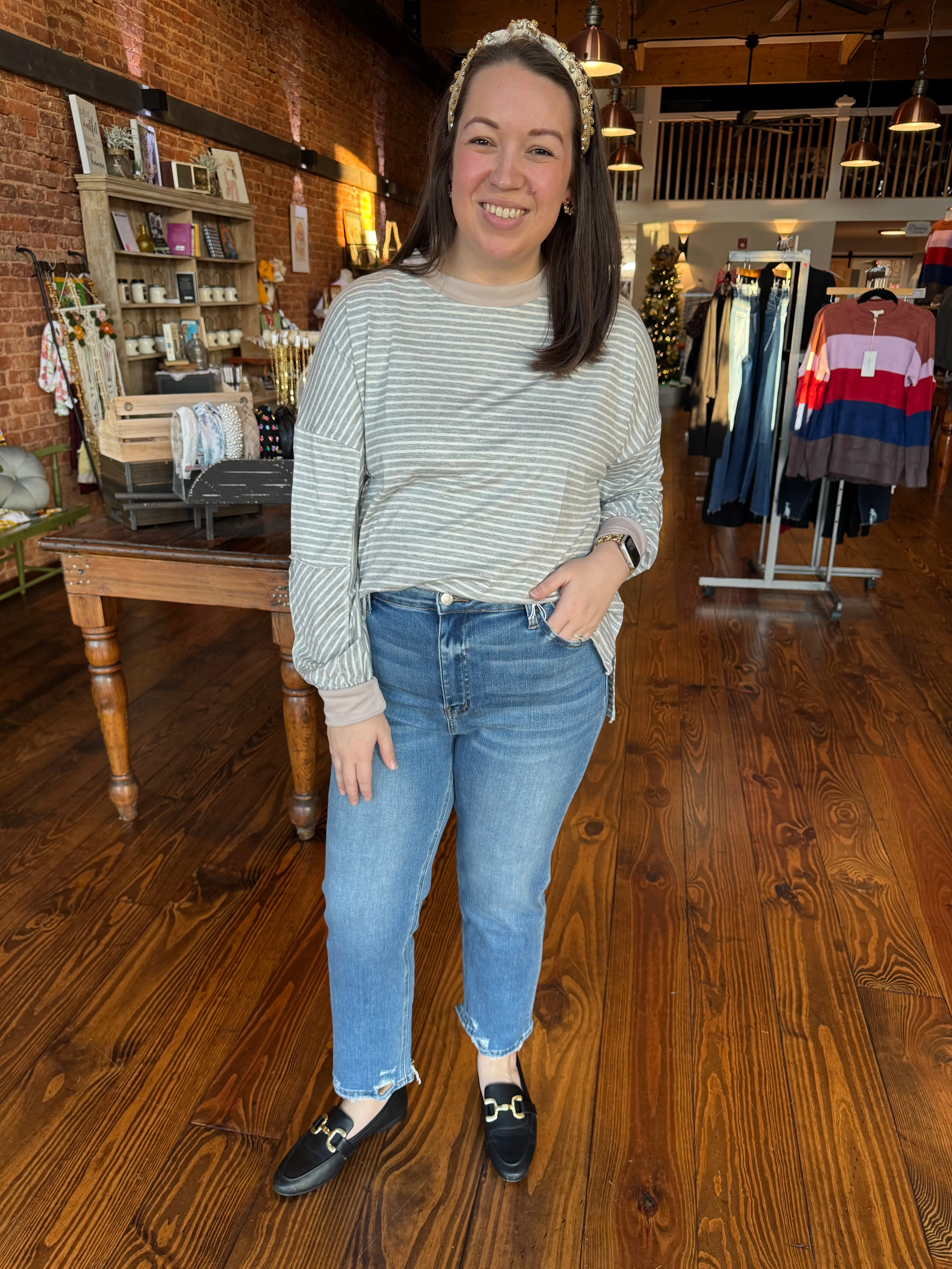 Lovervet High Rise Slim Straight Jeans