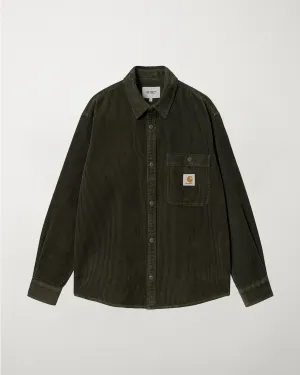 L/S Flint Shirt Office Green