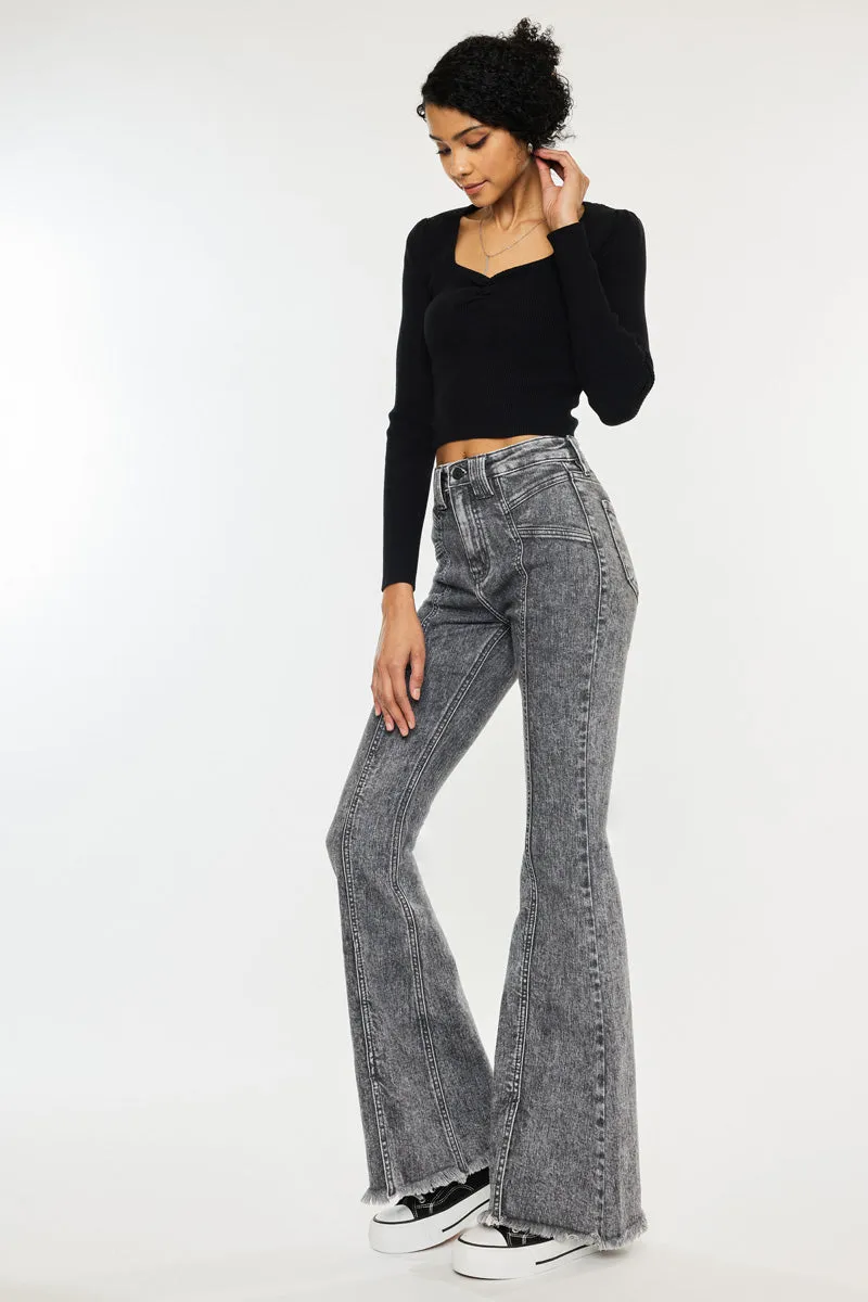 Lucine High Rise Flare Jeans