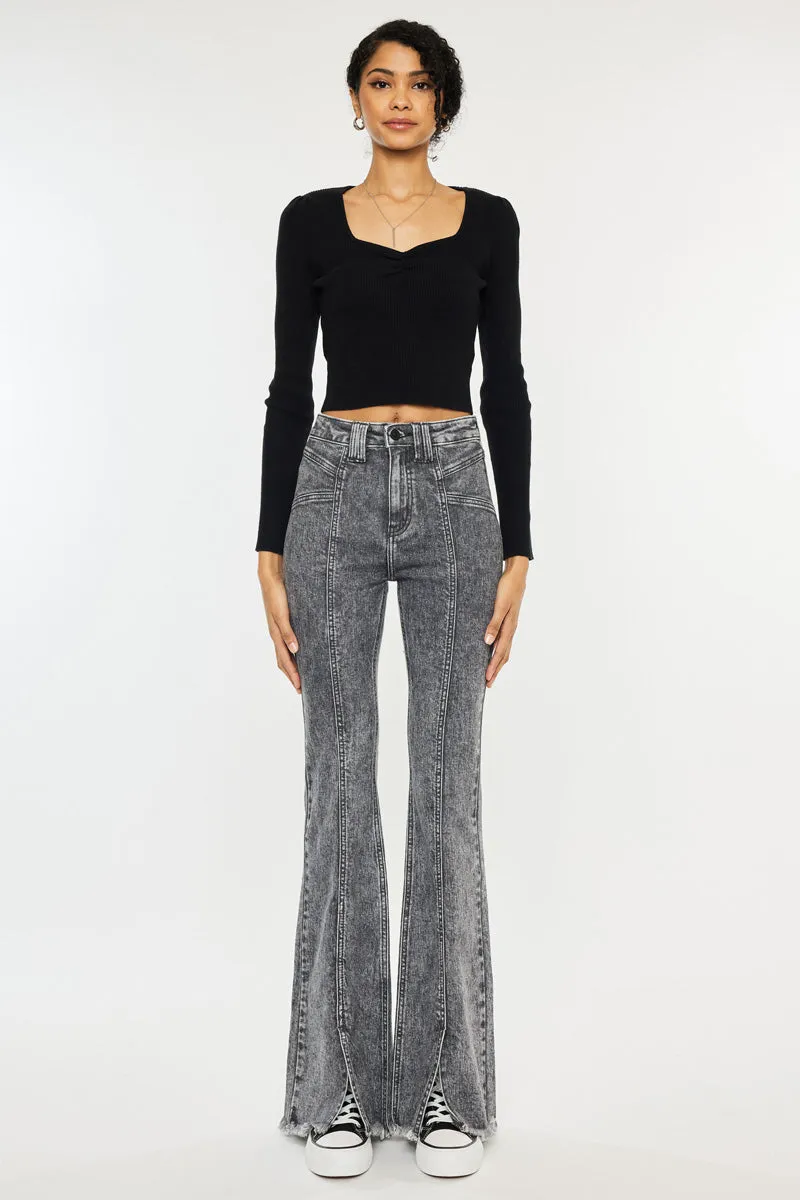 Lucine High Rise Flare Jeans
