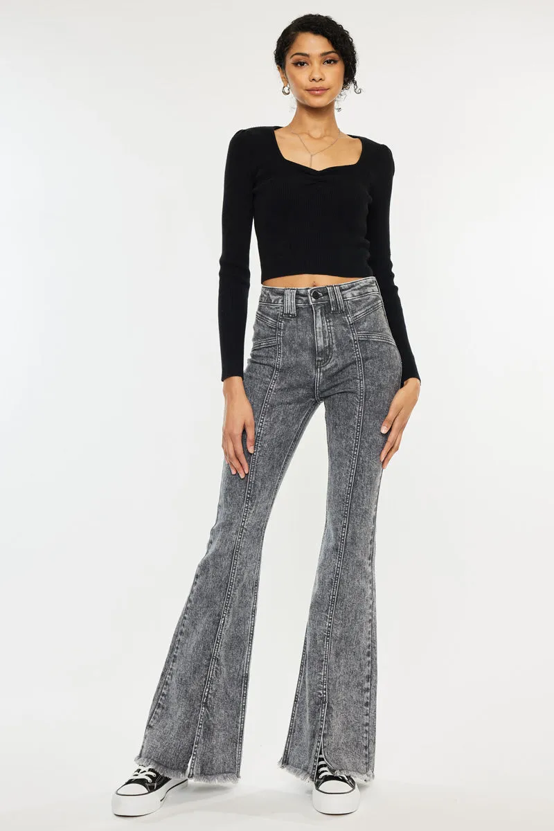 Lucine High Rise Flare Jeans