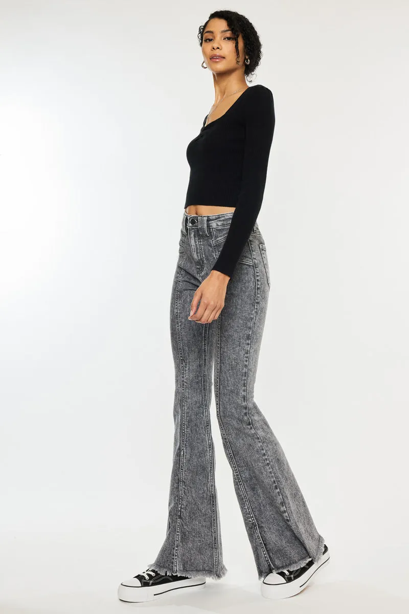 Lucine High Rise Flare Jeans