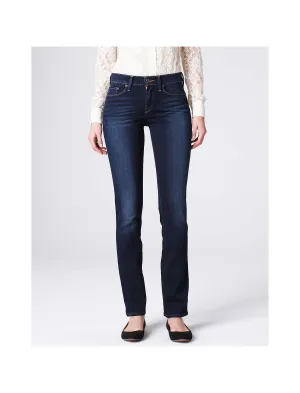 Lucky Brand 7W11421 Sofia Straight Dark Wash Denim Jeans Size 4/27
