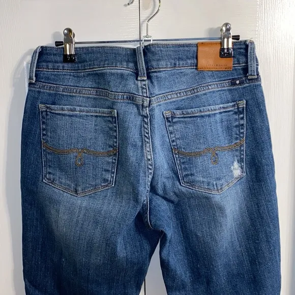 Lucky Brand Distressed Lolita Skinny Capri Jean