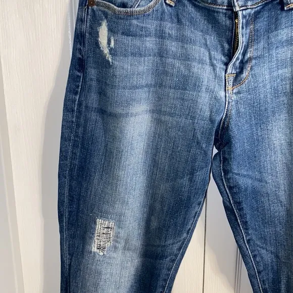 Lucky Brand Distressed Lolita Skinny Capri Jean