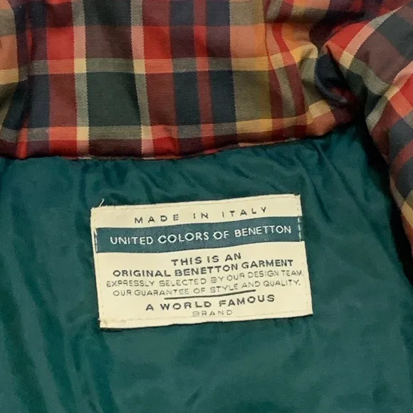 M / United colors of benetton puffer jacket