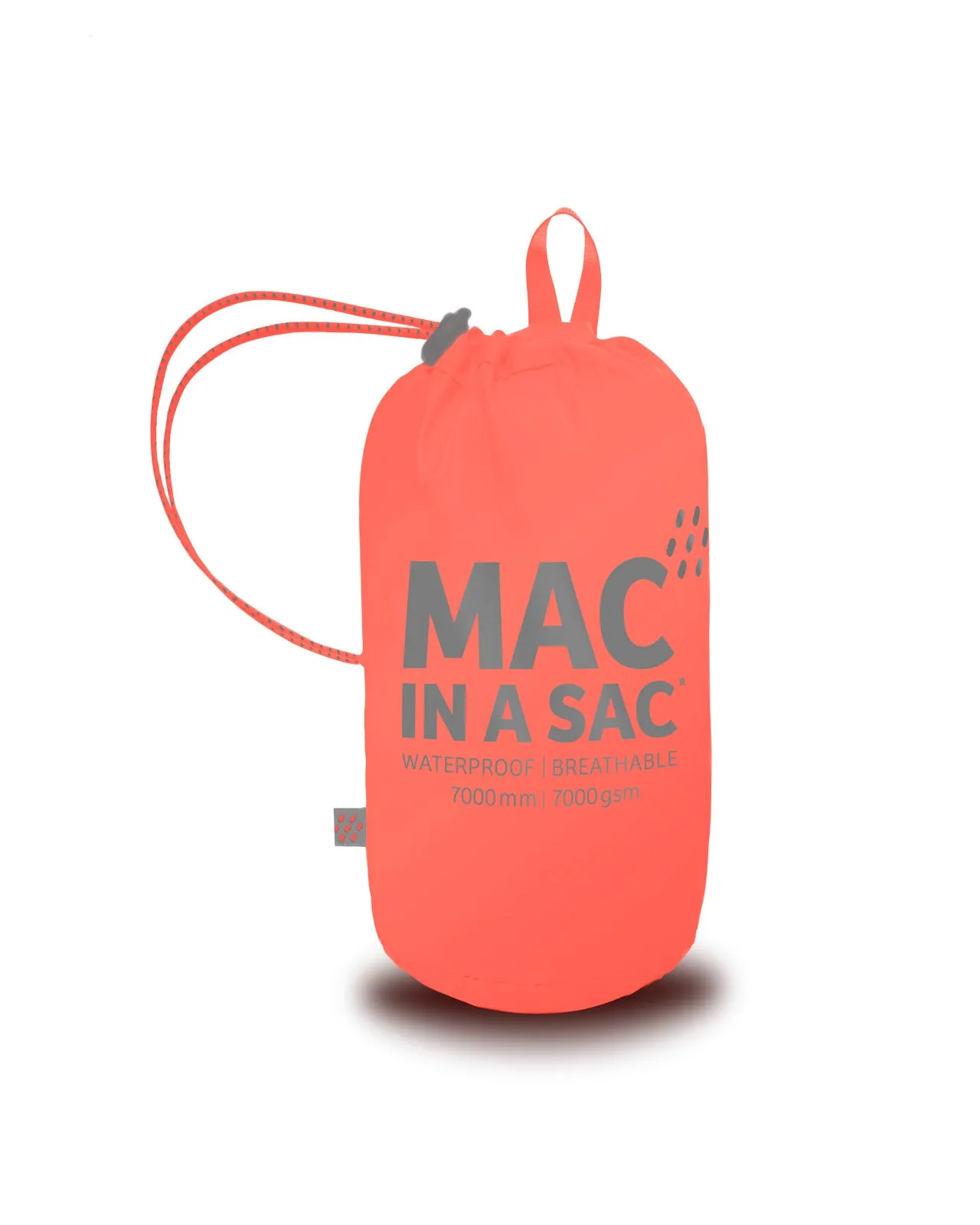 Mac in a Sac Origin Unisex Waterproof Packaway Jacket - Coral