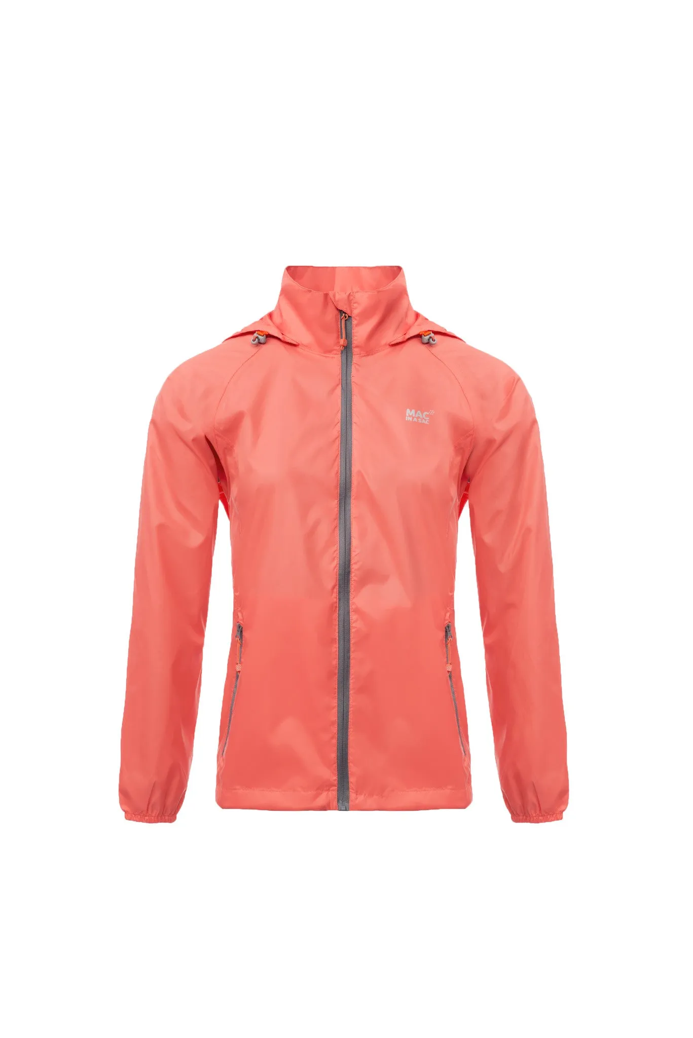 Mac in a Sac Origin Unisex Waterproof Packaway Jacket - Coral