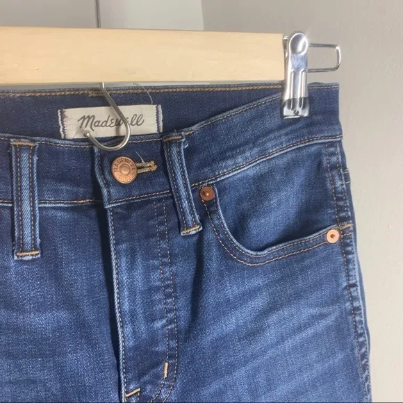 Madewell 10” High Rise Skinny Jeans Danny Wash 24