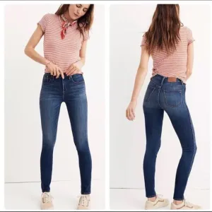 Madewell 10&quot; High Rise Skinny Jean Danny Wash TENCEL Denim Edition Size 25