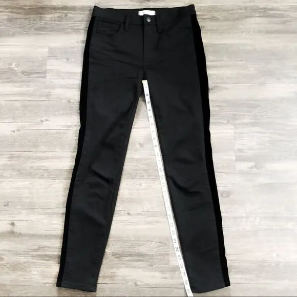 MADEWELL 9” High Rise Skinny Tuxedo Stripe Skinny!