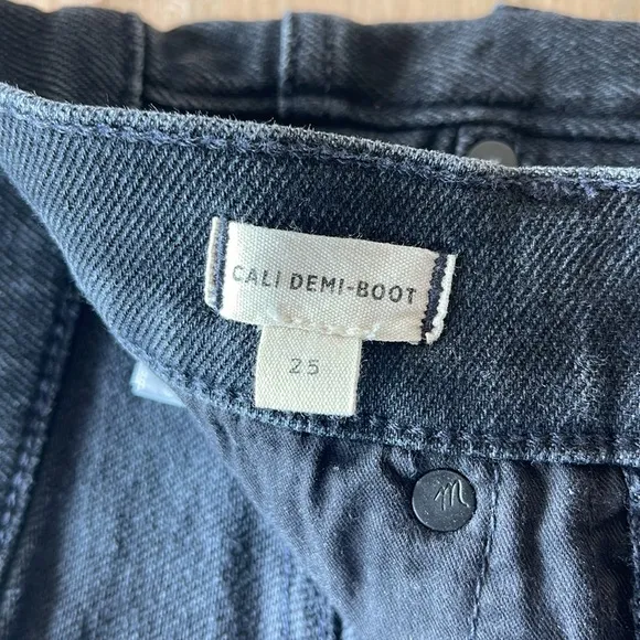 Madewell Cali Demi-Boot in Bayland Wash Raw Hem 25