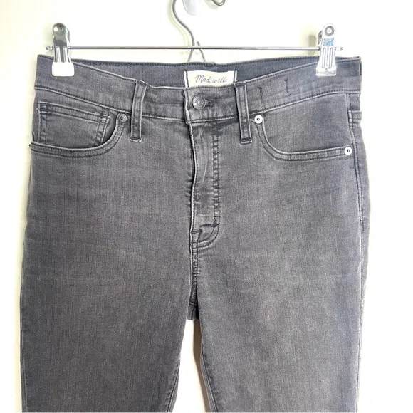 Madewell Mid-rise skinny jeans gray size 28
