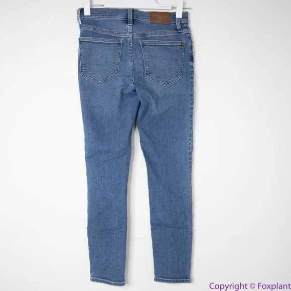 Madewell Mid Rise Skinny Crop Jeans in‎ dewey wash, size 25, AJ173