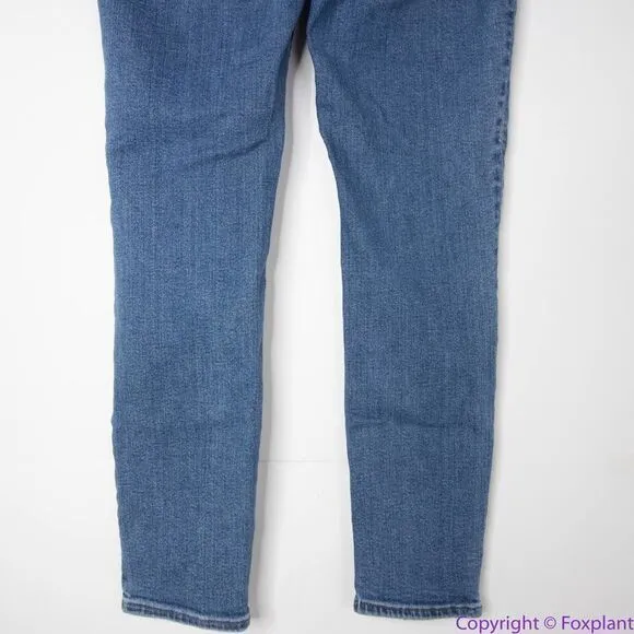 Madewell Mid Rise Skinny Crop Jeans in‎ dewey wash, size 25, AJ173
