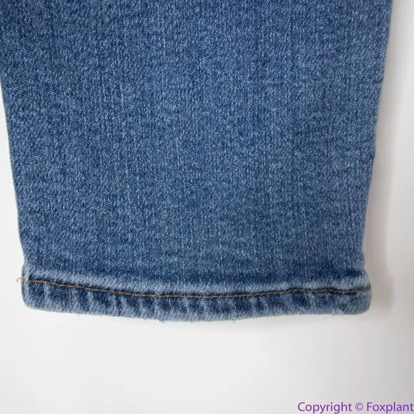 Madewell Mid Rise Skinny Crop Jeans in‎ dewey wash, size 25, AJ173