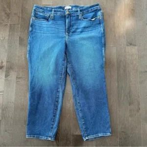 Madewell Women's Stovepipe Jeans High Rise Size 24W