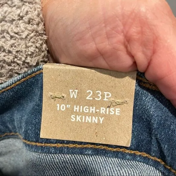 Madewell Jeans 10” High Rise Skinny 23P