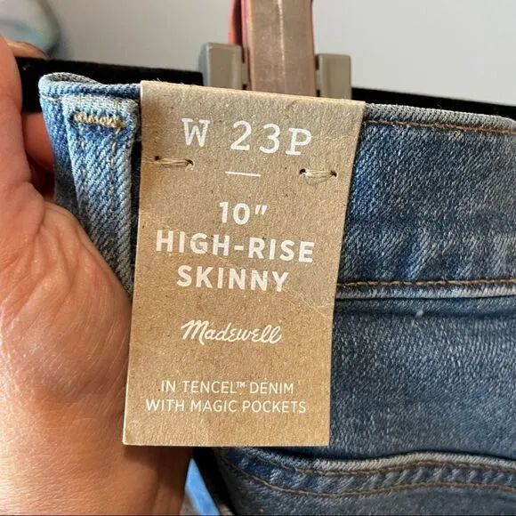 Madewell Jeans 10” High Rise Skinny 23P