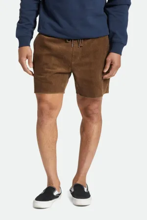 Madrid II Corduroy Short 5" - Dark Earth
