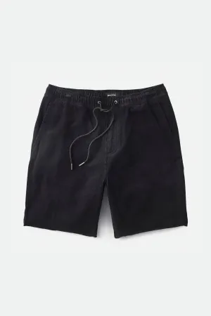 Madrid II Corduroy Short - Black Cord