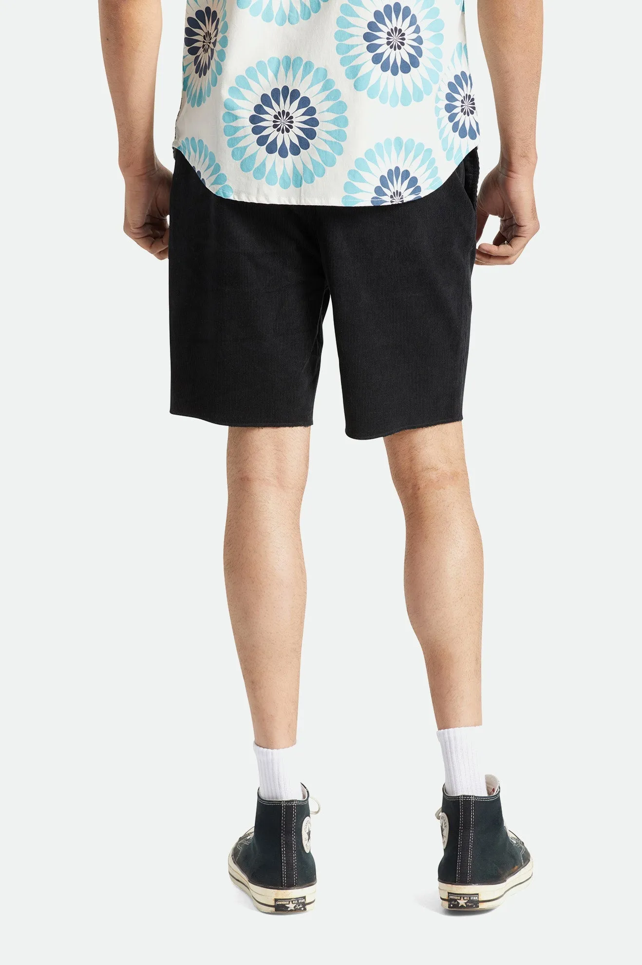 Madrid II Corduroy Short - Black Cord