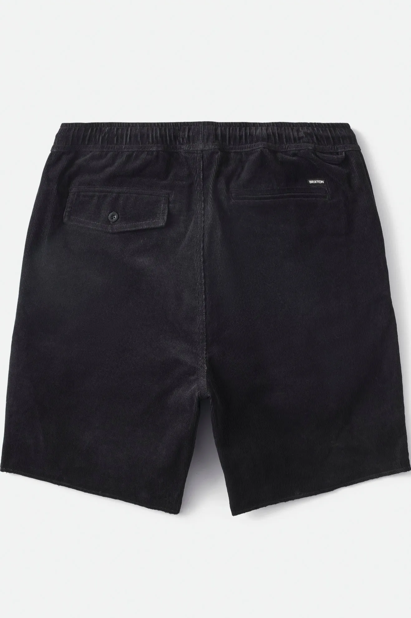 Madrid II Corduroy Short - Black Cord