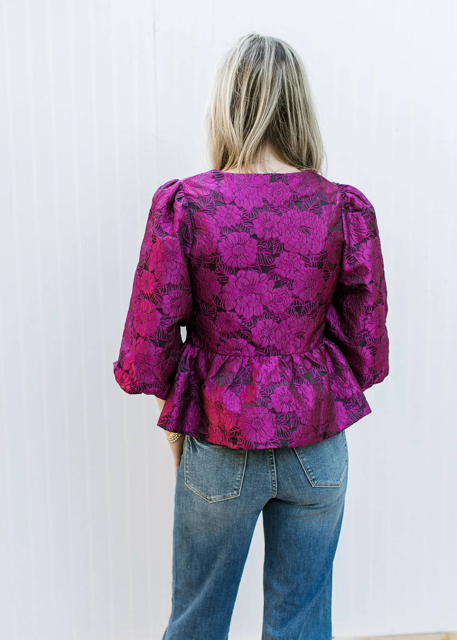 Magenta Bows Top