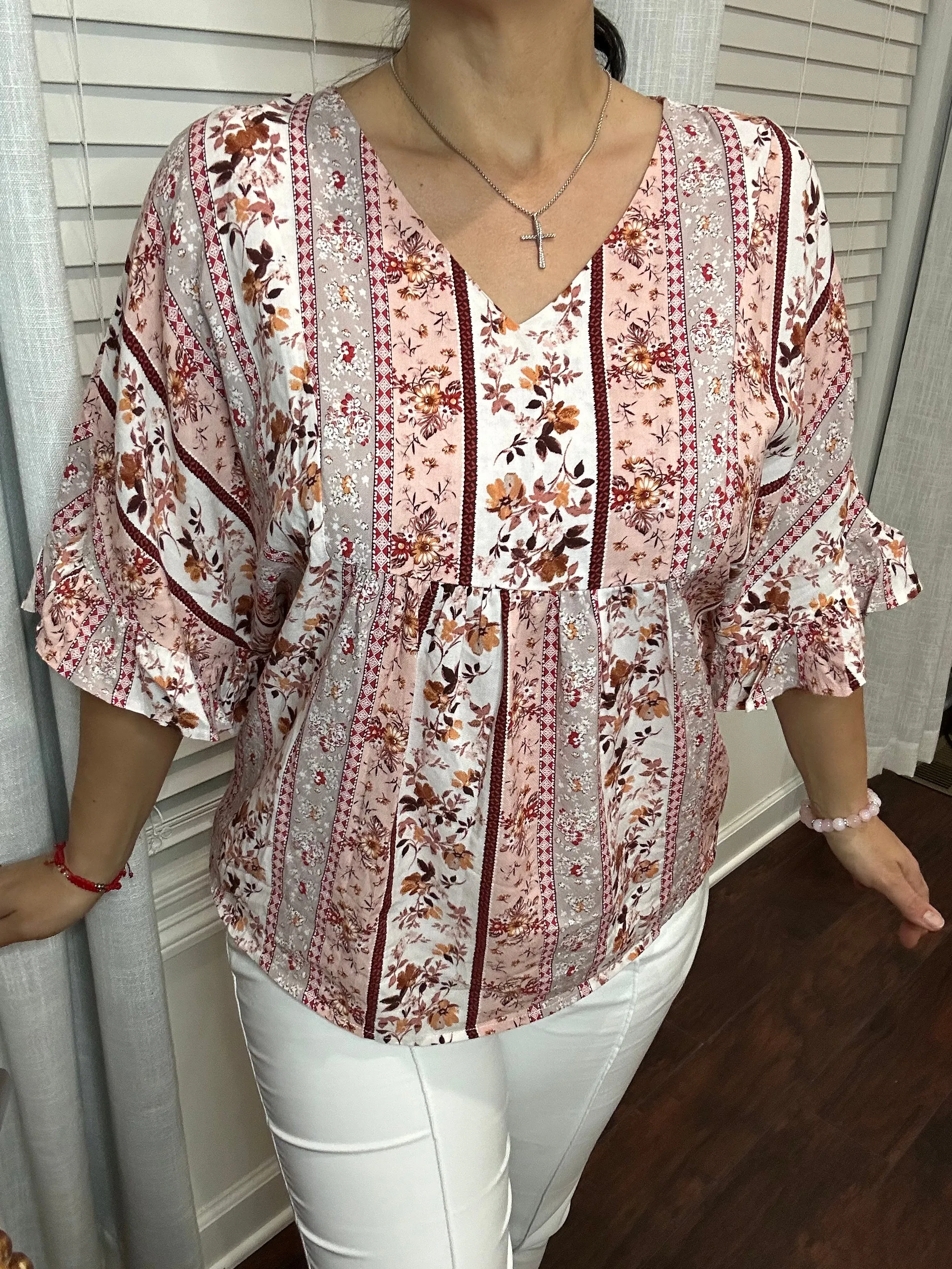 Maggie Floral Tops