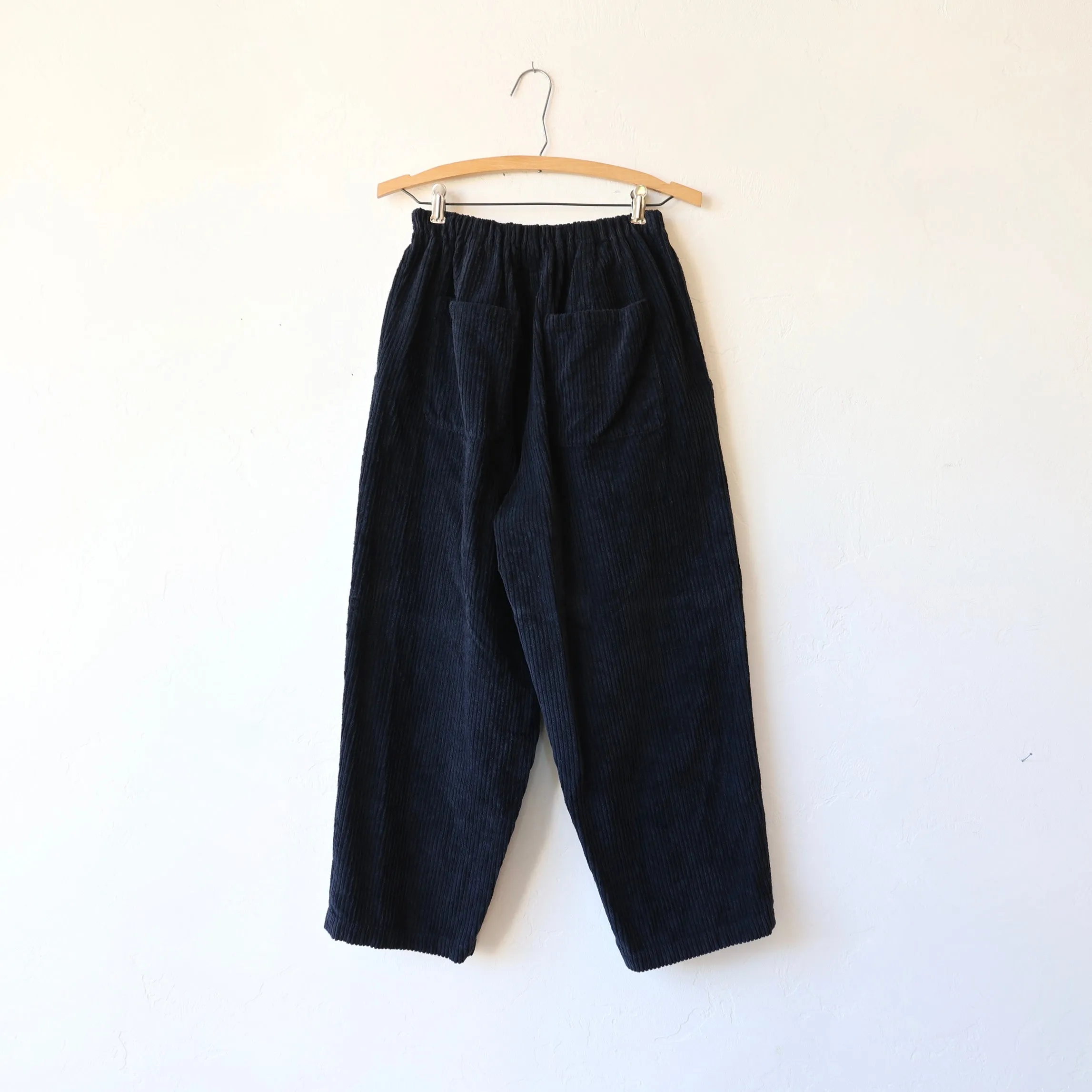 Manuelle Guibal Wide Wale Corduroy Worker Pants - Navy