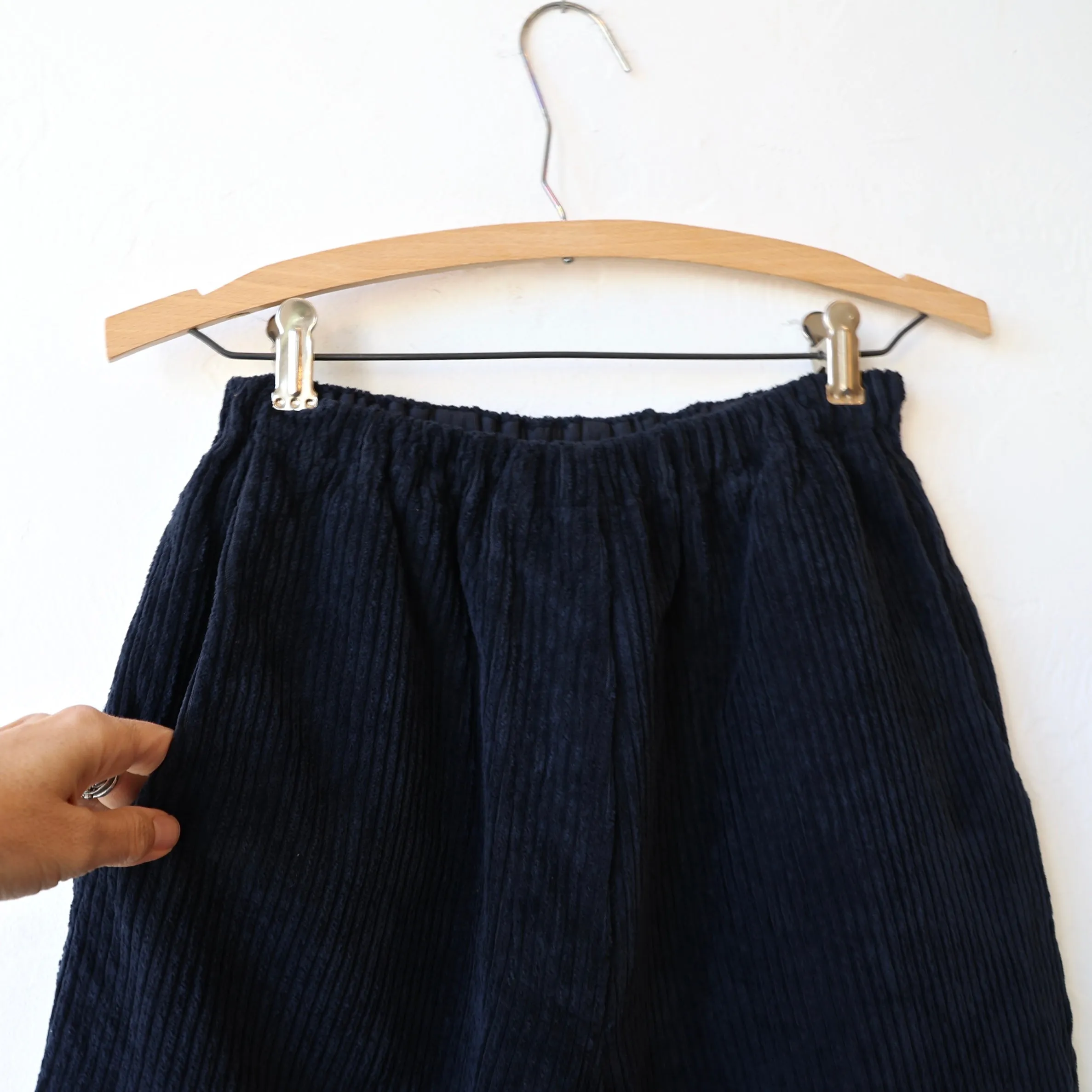 Manuelle Guibal Wide Wale Corduroy Worker Pants - Navy