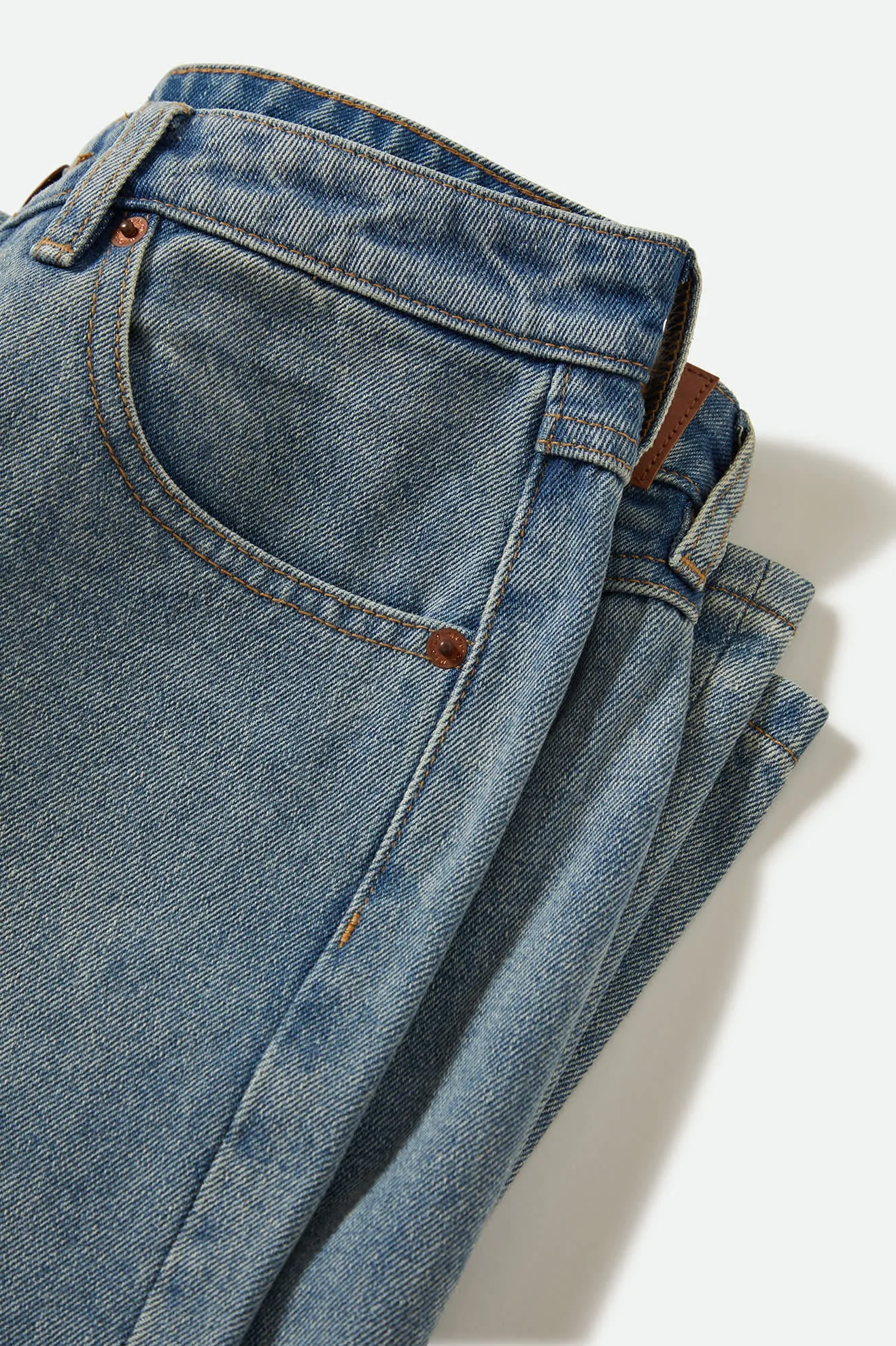Margo Cropped 5-Pocket Pant - Light Denim