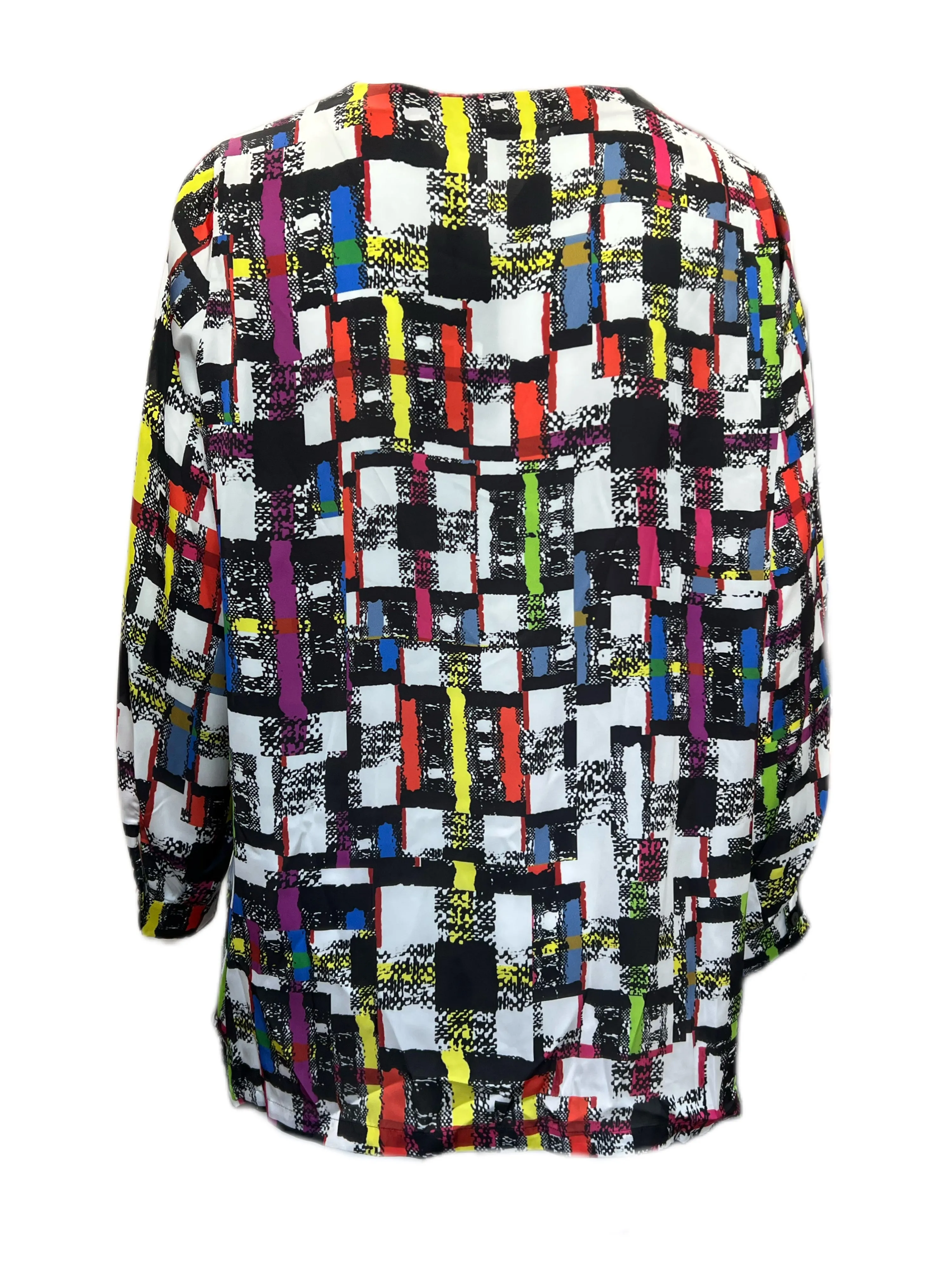 Marina Rinaldi Women's Multicolor Barbara Printed Shirt NWT