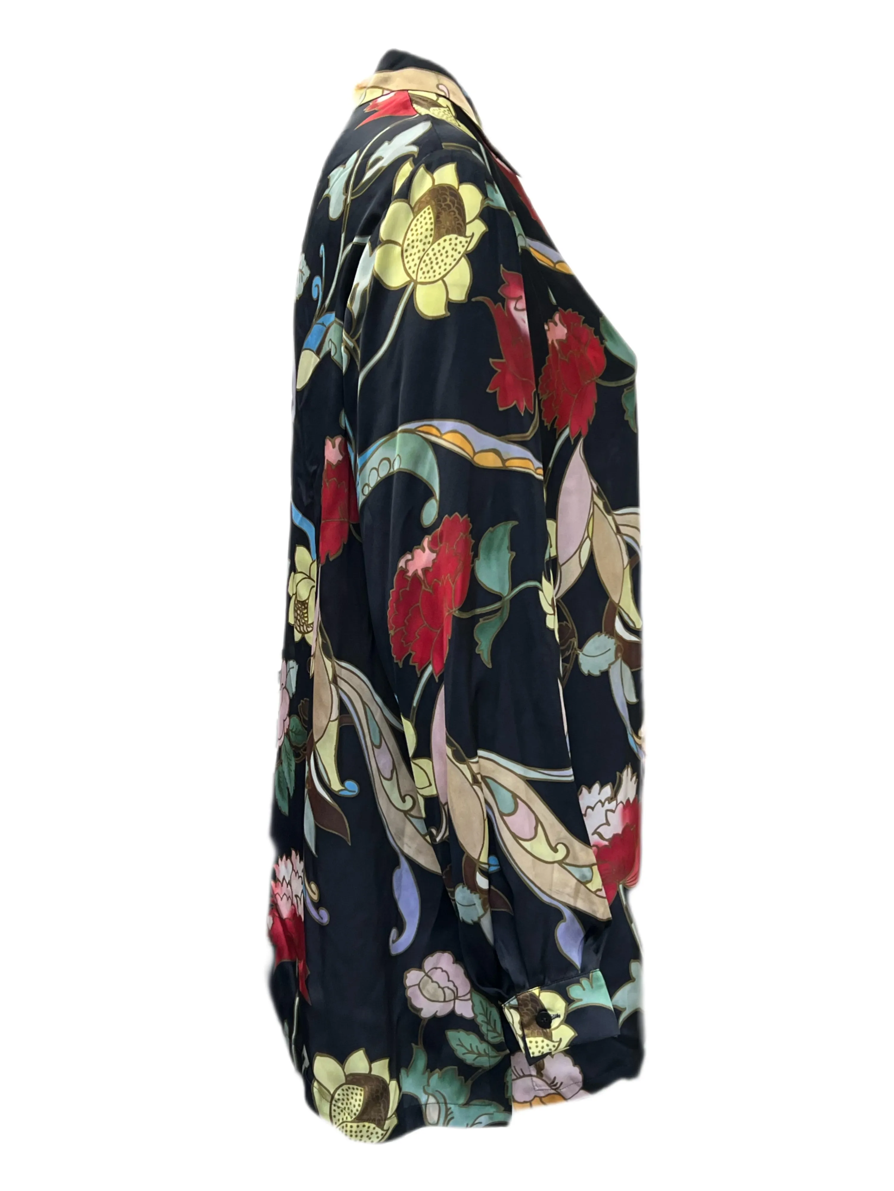 Marina Rinaldi Women's Nero Barone Printed Button Down Shirt