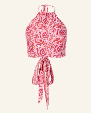 Marmi Rosebloom Tie Top