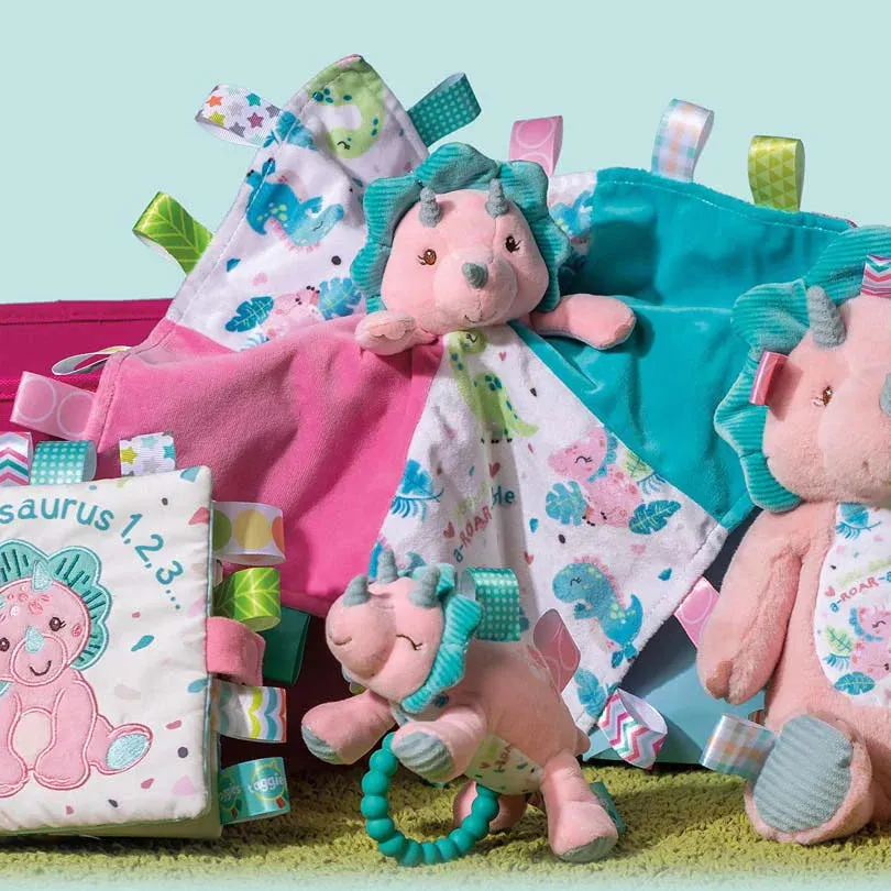 Mary Meyer Taggies Soft Toy Aroar-a-saurus