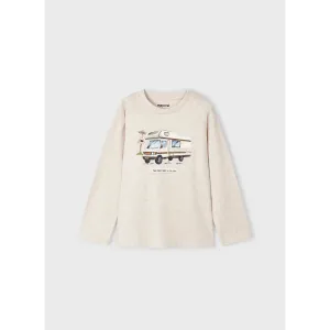 Mayoral Camper Printed Long Sleeve Tee